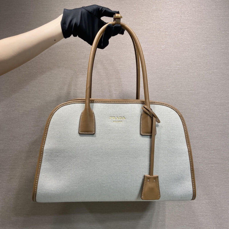 PRADA 新品托特包1BG572 棕色