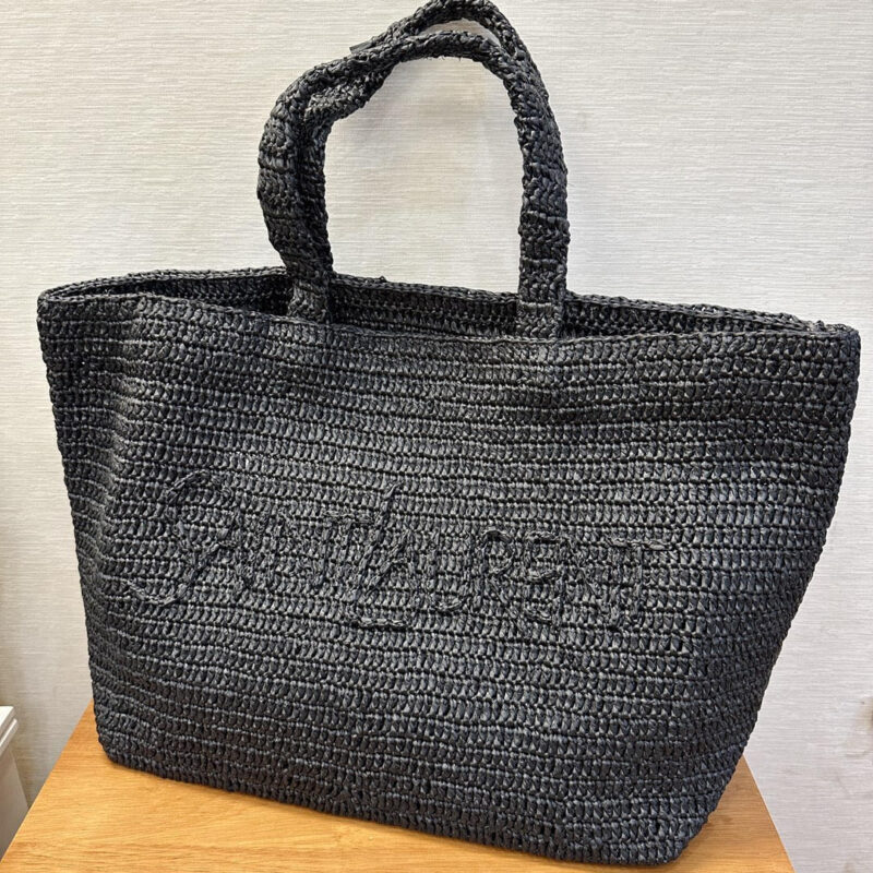 YSL 拉菲草托特包_ 776763黑色