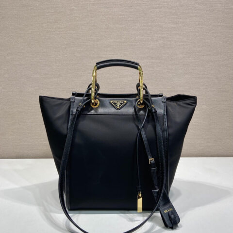 PRADA 新款托特包1BG578黑色