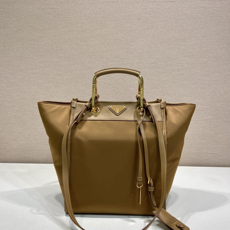 PRADA 新款托特包1BG578棕色