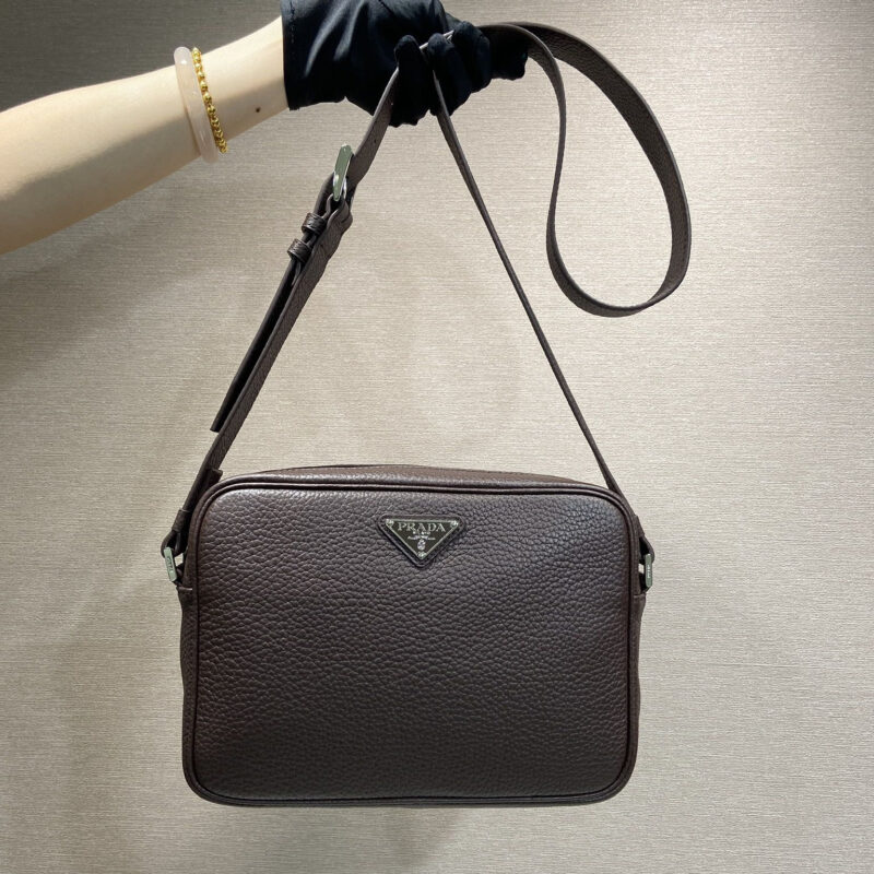 PRADA🎉新品盒子包🎉2VH189🎉🎉咖色