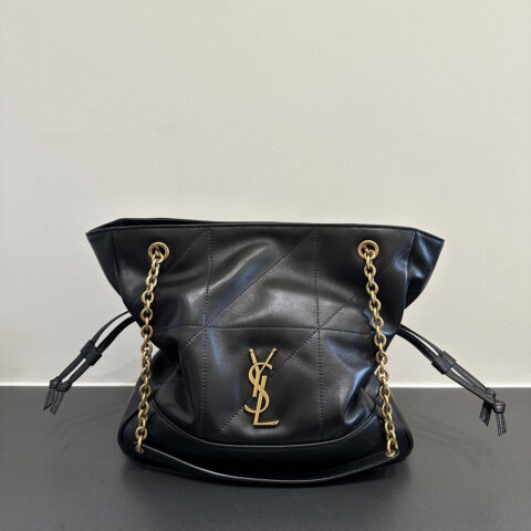 YSL 𝗝𝗮𝗺𝗶𝗲 𝟰.𝟯 小号𝗣𝗢𝗖𝗛𝗢𝗡_福袋水桶包 833948黑色