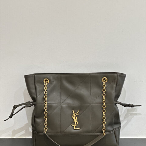 YSL 𝗝𝗮𝗺𝗶𝗲 𝟰.𝟯 小号𝗣𝗢𝗖𝗛𝗢𝗡_福袋水桶包 833948墨绿