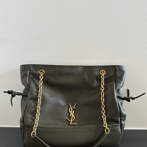 YSL 𝗝𝗮𝗺𝗶𝗲 𝟰.𝟯 大号 𝗣𝗢𝗖𝗛𝗢𝗡_福袋水桶包 809824麝香绿