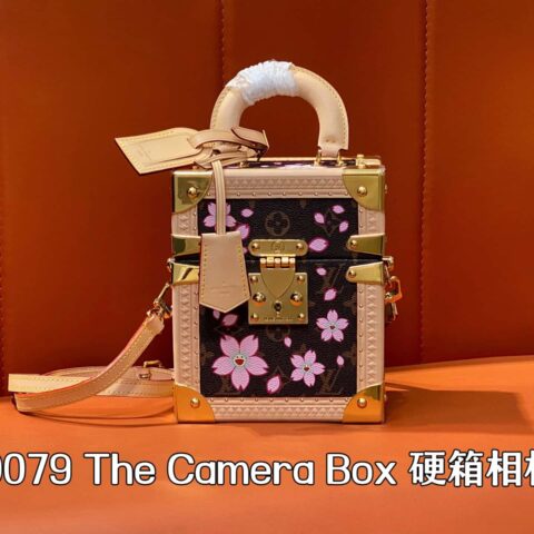 【原单精品】M13562浅蓝花 盒子包箱子WALLET TRUNK TAIGARAMA 手袋