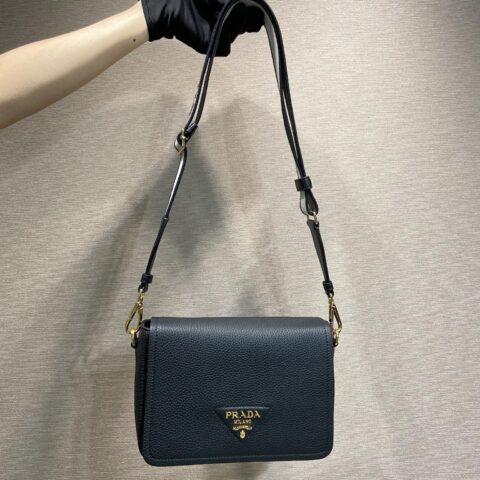 PRADA🎉新款双肩带🎉1BD314-1🎉黑色