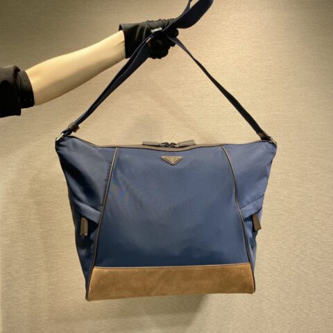 PRADA🎉新款邮差包🎉2VH180新品🎉🎉蓝色