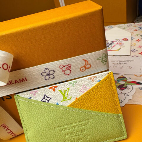 LV M14139 LV x TM Criss-Cross Card Holder