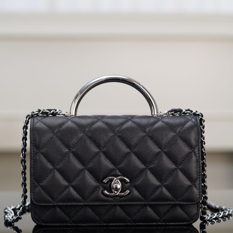 𝐂𝐡𝐚𝐧𝐞𝐥 𝟐𝟓𝐏 珐琅手柄𝐰𝐨𝐜 黑色👜AP3706