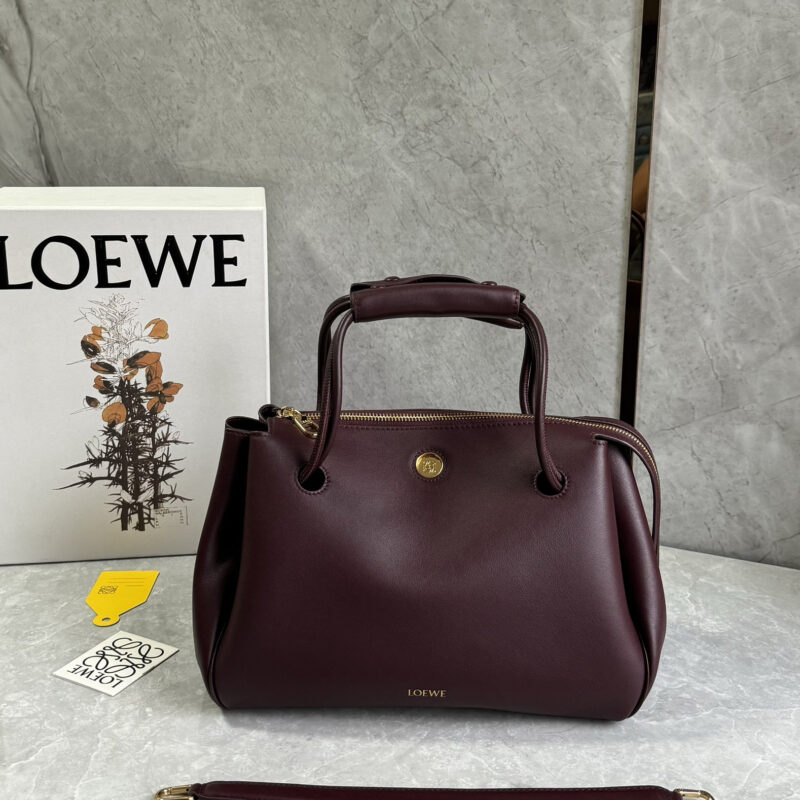 LOEWE 新款Madrid 0806枣红色
