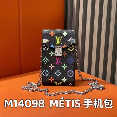 【原单精品】M14098黑彩 M13572老花 手机包链条包 当季新款 MÉTIS 手机包
