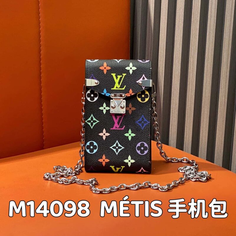 【原单精品】M14098黑彩 M13572老花 手机包链条包 当季新款 MÉTIS 手机包