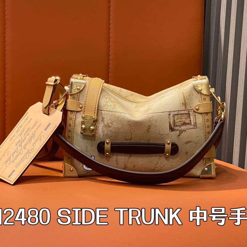 【原单精品】M12480印花 谷爱凌款软盒子 SIDE TRUNK 中号手袋