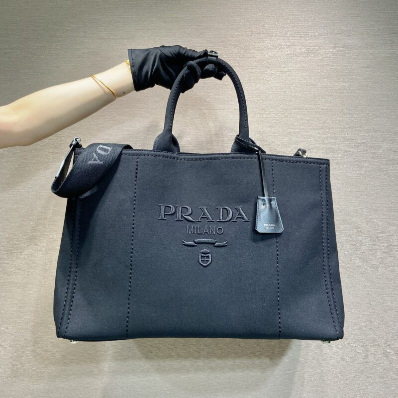 PRADA🎉新款托特包🎉2VG131男款🎉🎉黑色