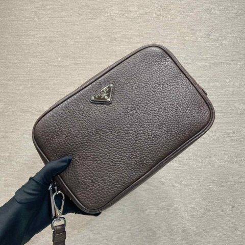 PRADA🎉新品手包🎉2VF017🎉🎉咖色