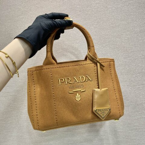 PRADA🎉新品手袋🎉1BA038迷你🎉🎉焦糖色
