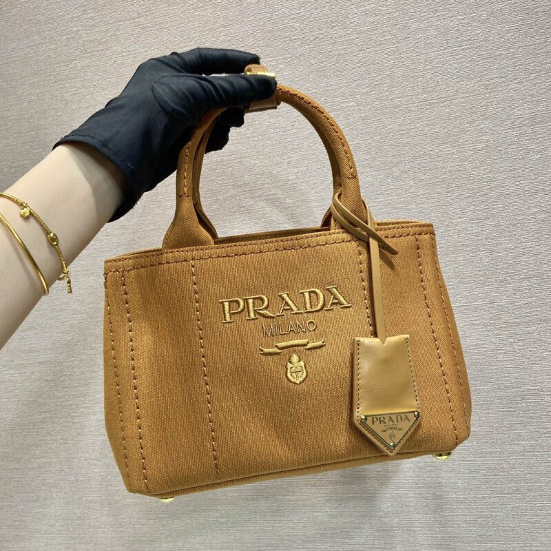 PRADA🎉新品手袋🎉1BA038迷你🎉🎉焦糖色