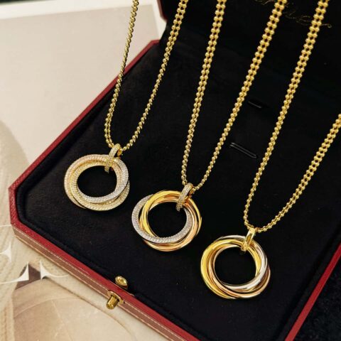 ❗新品❗  ☀卡地亚Cartier新款三环项链 ☀