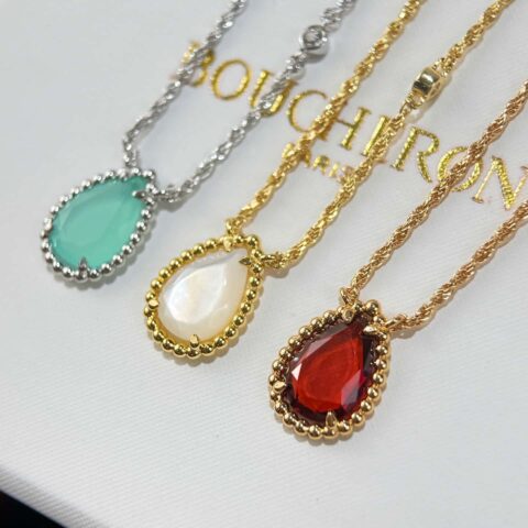❗新品❗️  ☀原单货  ☀新款 BOUCHERON/宝诗龙波西米亚水滴系列项链 ☀