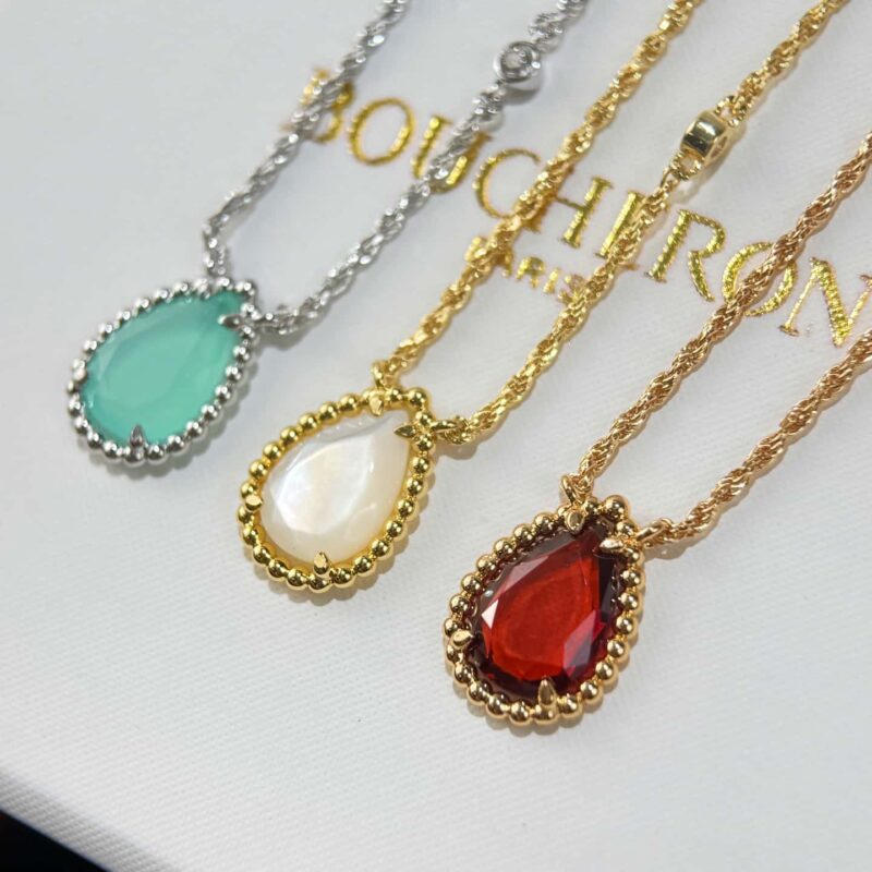 ❗新品❗️  ☀原单货  ☀新款 BOUCHERON/宝诗龙波西米亚水滴系列项链 ☀