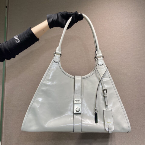 PRADA🎉新品🎉1BG570春夏新款🎉🎉白色
