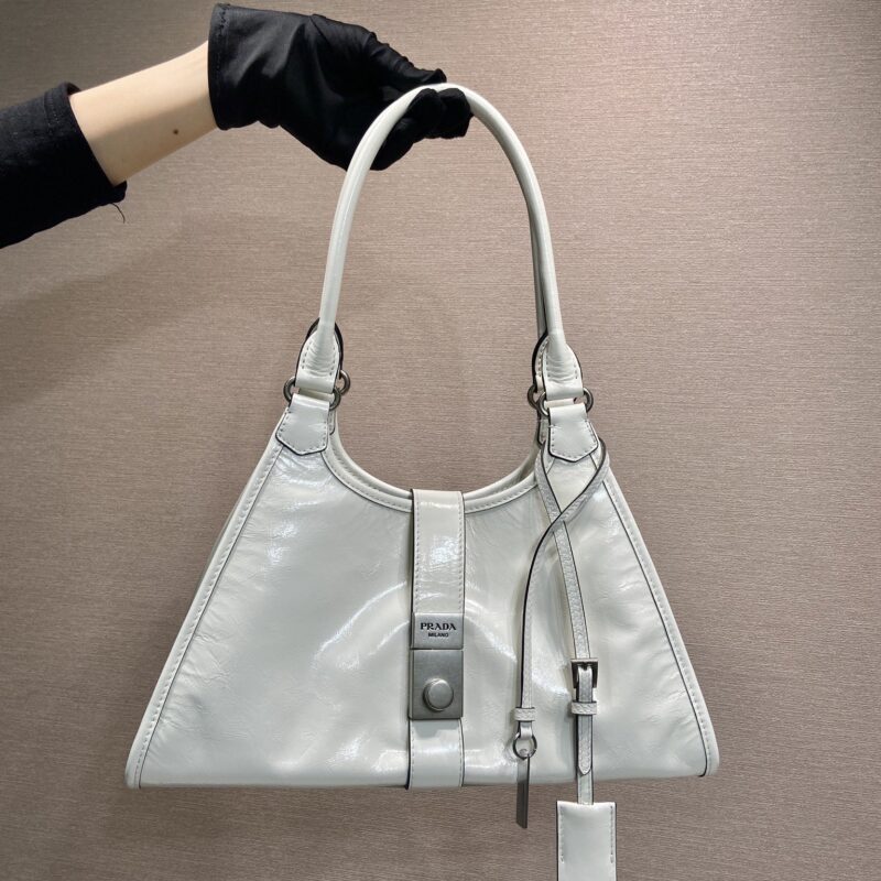 PRADA🎉新品🎉1BG563春夏新款🎉🎉白色