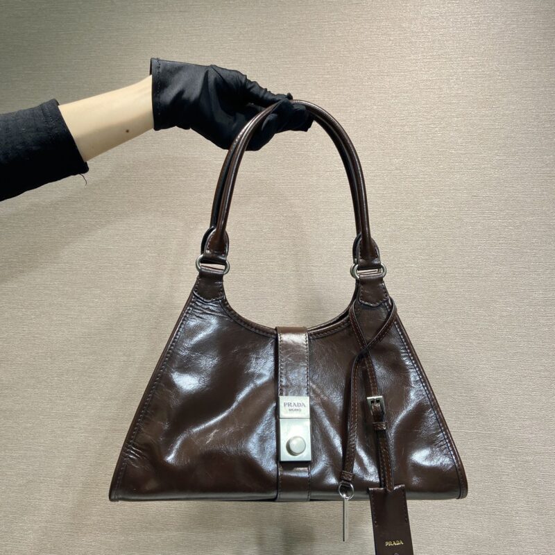 PRADA🎉新品🎉1BG563春夏新款🎉🎉咖色