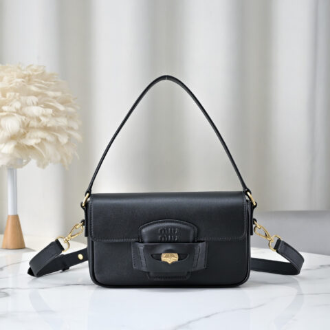 Miu M新款 Penny金币包 5BD270黑色