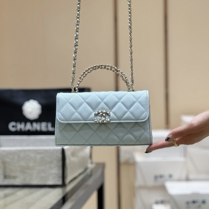 Chanel 25s kelly 手柄包👜AP3238婴儿蓝