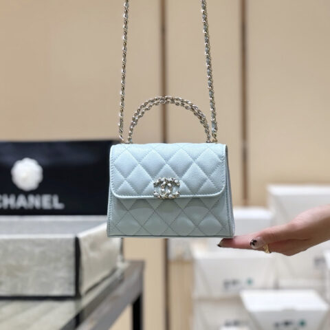 Chanel 25s kelly 手柄包👜AP3237婴儿蓝
