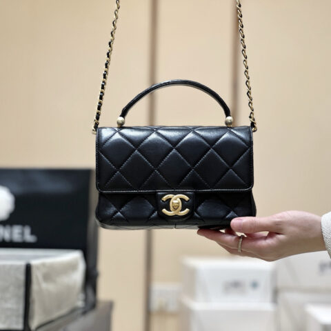Chanel 25P 全球限量版珍珠手柄包👜AS5399