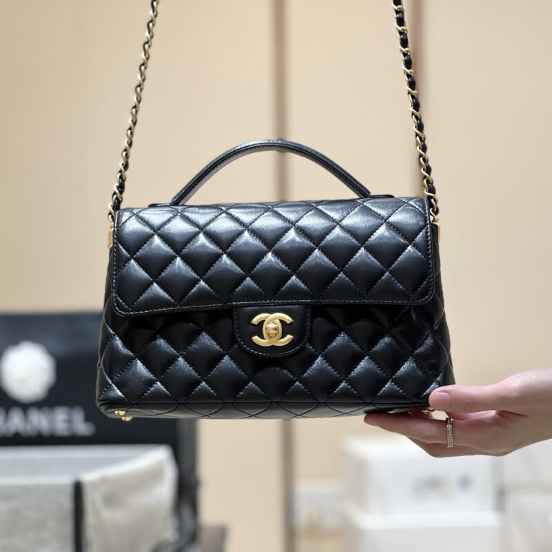 Chanel 25P kelly 手柄包👜AS5356黑色