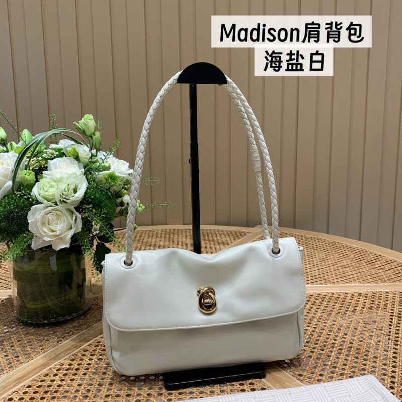 BV Madison肩背包 826296海盐白