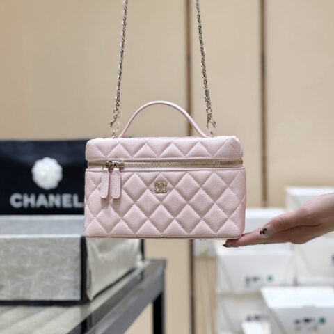 CHANEL 25s LP饭盒包小logo💼AP4385浅粉色