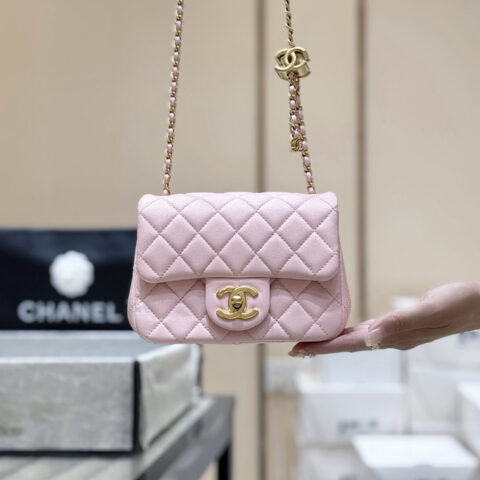 CHANEL 纯原厂25B双C调节扣💼AS5758浅粉