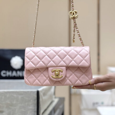 CHANEL 纯原厂25B双C调节扣💼AS5759粉色