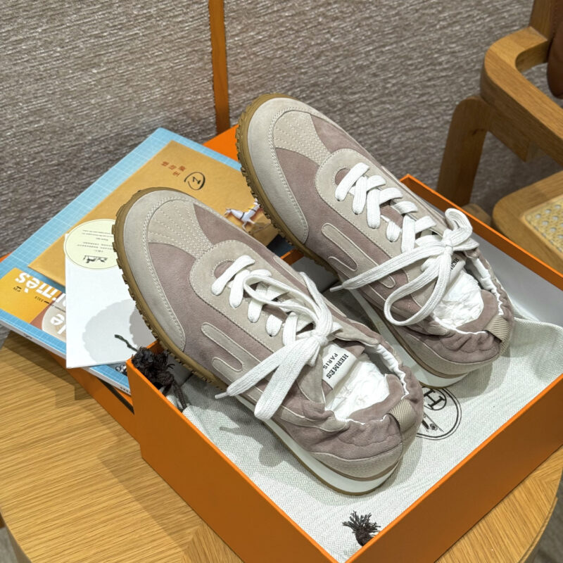 HERMES 617-Jet德训运动鞋👟（男款🚹）裸色/Nude color