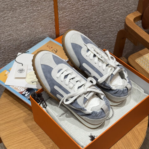 HERMES 617-Jet德训运动鞋👟（男款🚹）云灰色/Cloud gray