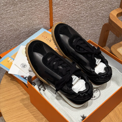 HERMES 617-Jet德训运动鞋👟（男款🚹）黑色/black