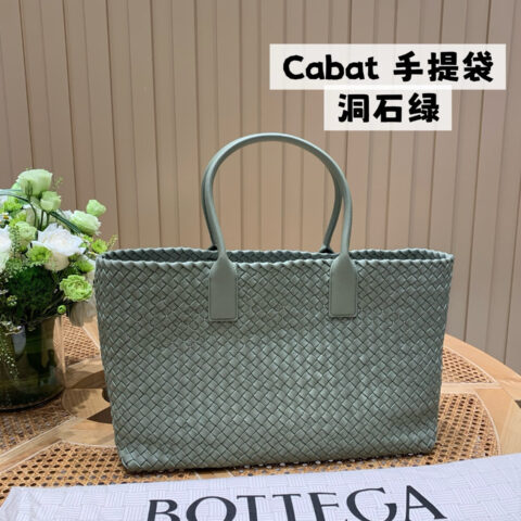 BV Cabat手提包 608810洞石绿