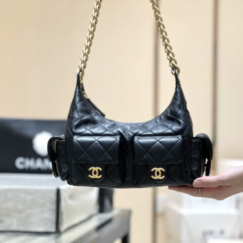 CHANEL 25C Jennie同款hono包 AS5339黑色