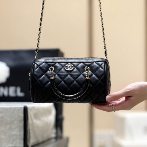 CHANEL 25C mini波士顿包👜AP4411