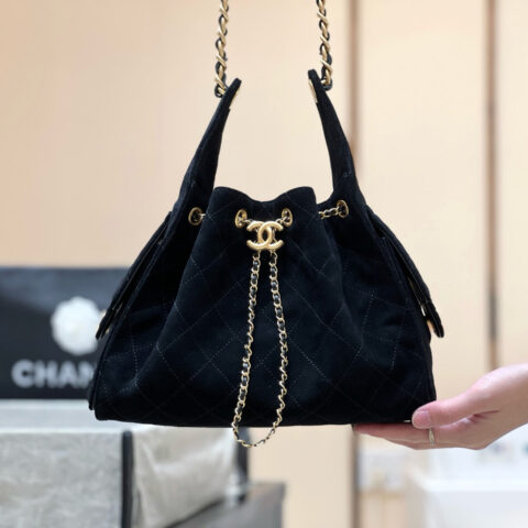 CHANEL 25C 人气hobo腋下包 AS5293反绒小牛皮