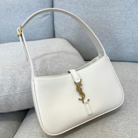 YSL 𝑳𝑬 5 𝐀̀ 7 657228平纹白色