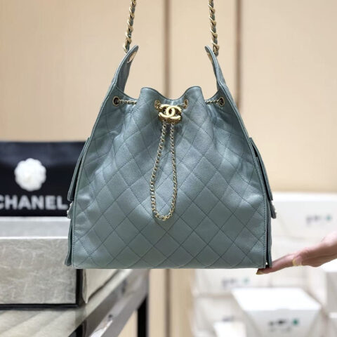 CHANEL 25s 25bag荔枝皮👜AS5311雾霾蓝