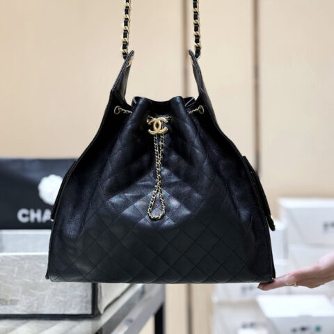 CHANEL 25s 25bag荔枝皮👜AS5553黑色