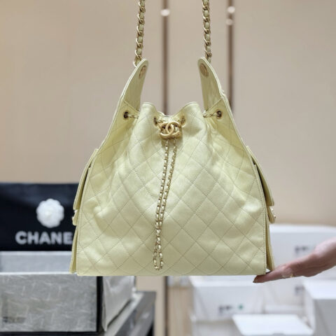 CHANEL 25s 25bag荔枝皮👜AS5311小鸡黄