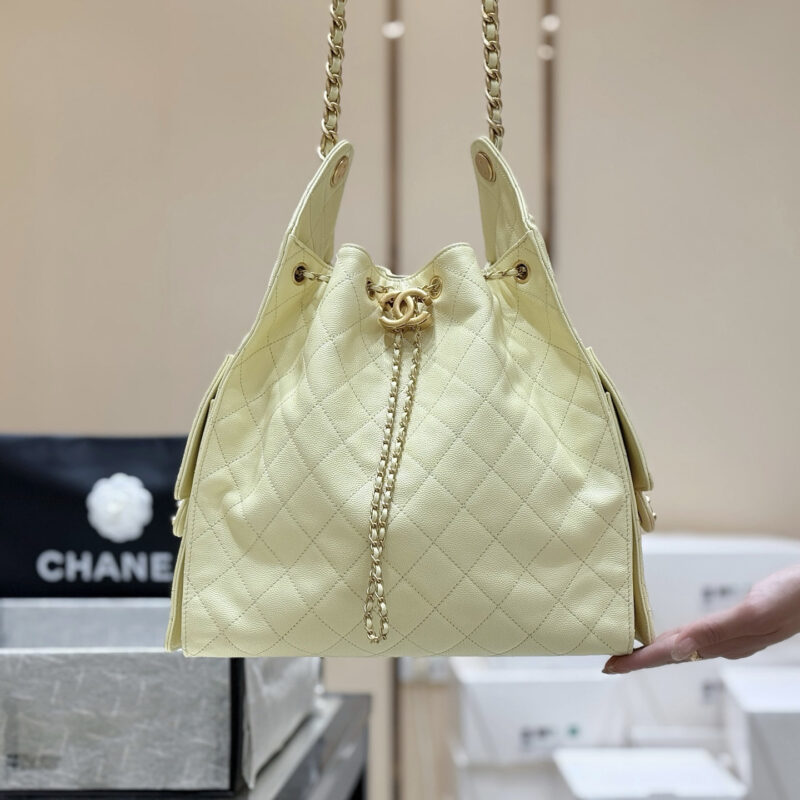 CHANEL 25s 25bag荔枝皮👜AS5311小鸡黄