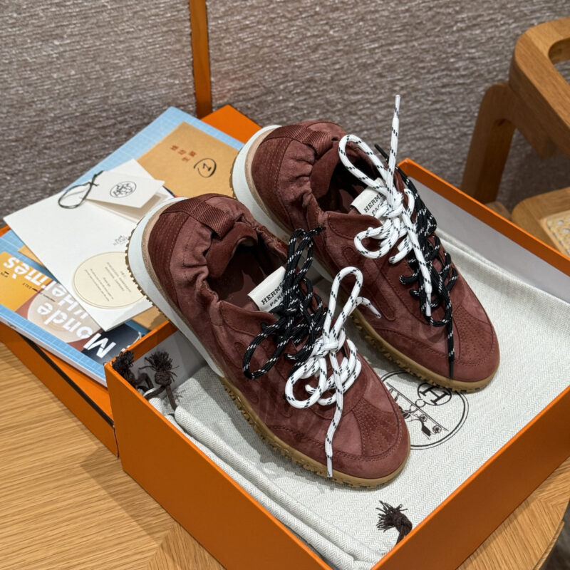 HERMES 618-Jet 德训运动鞋👟复古玫瑰色/Vintage rose color