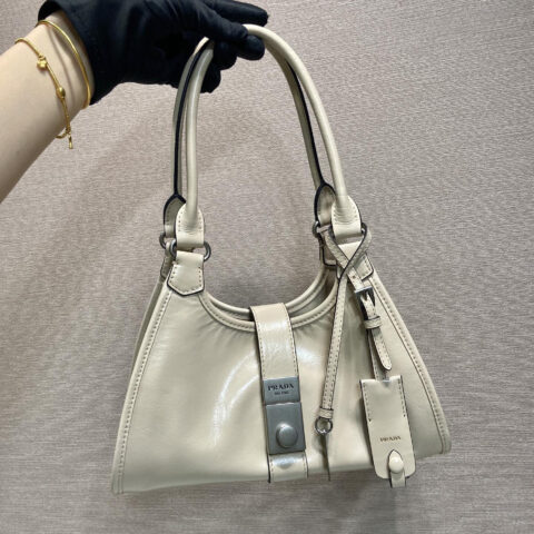 PRADA 新品1BG580迷你 杏色